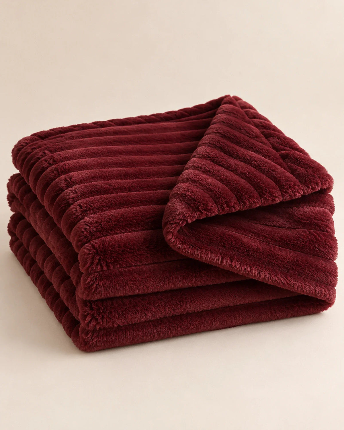 The Cherish Company — ArdoToasty™ Oversized Plush Fleece Blanket in Limited Edition: Wine Red