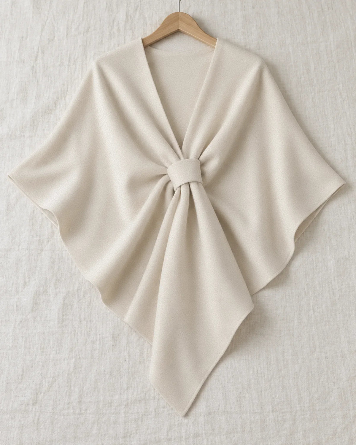 The Cherish Company — Extra-Wide Fleece Drape Wrap in Limited Edition: White