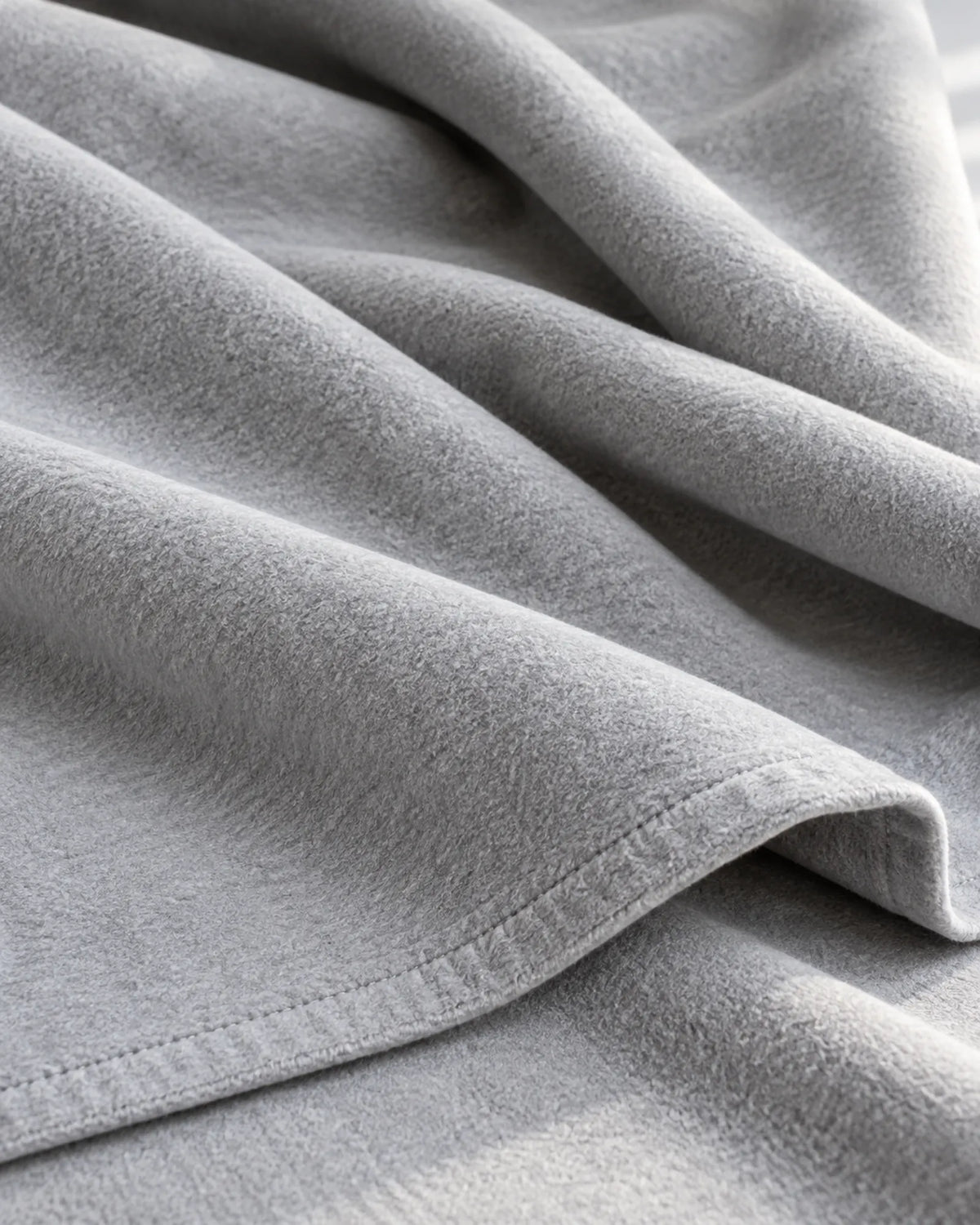 The Cherish Company — Extra-Wide Fleece Drape Wrap in Light Gray