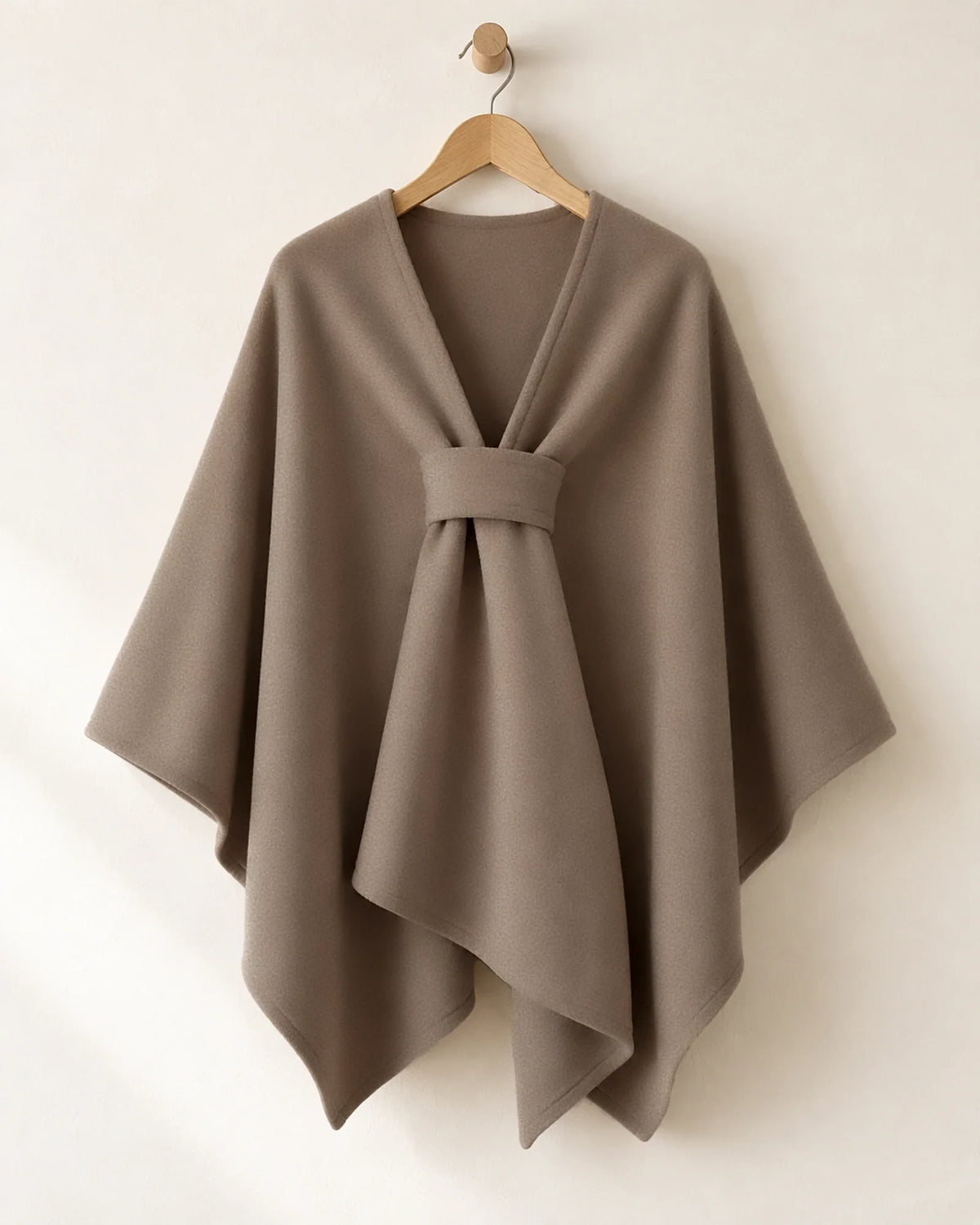 The Cherish Company — Extra-Wide Fleece Drape Wrap in Khaki