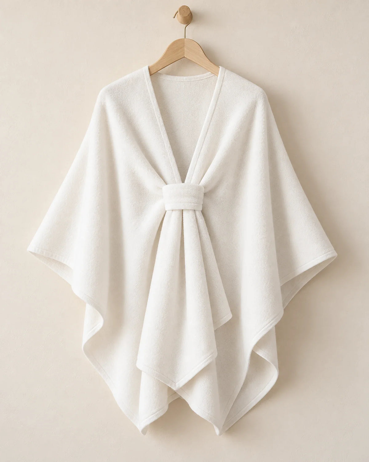 The Cherish Company — Extra-Wide Fleece Drape Wrap in Limited Edition: White