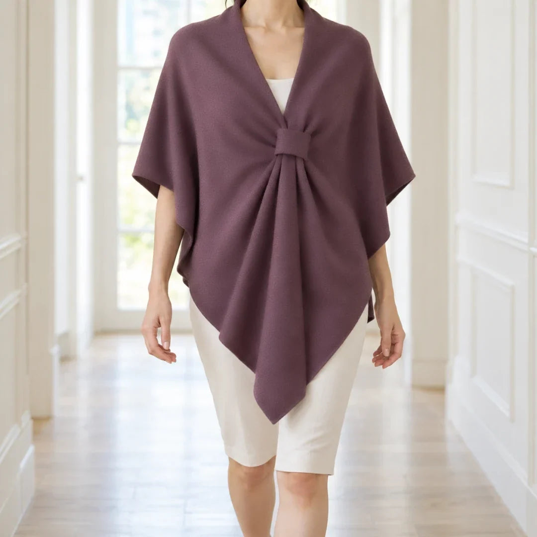 The Cherish Company — Extra-Wide Fleece Drape Wrap in Limited Edition: Royal Purple