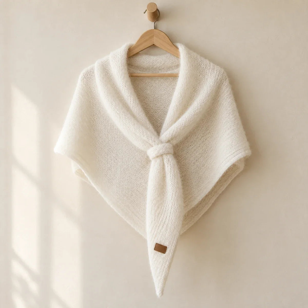 The Cherish Company — Everyday Fleece Shoulder Wrap in White