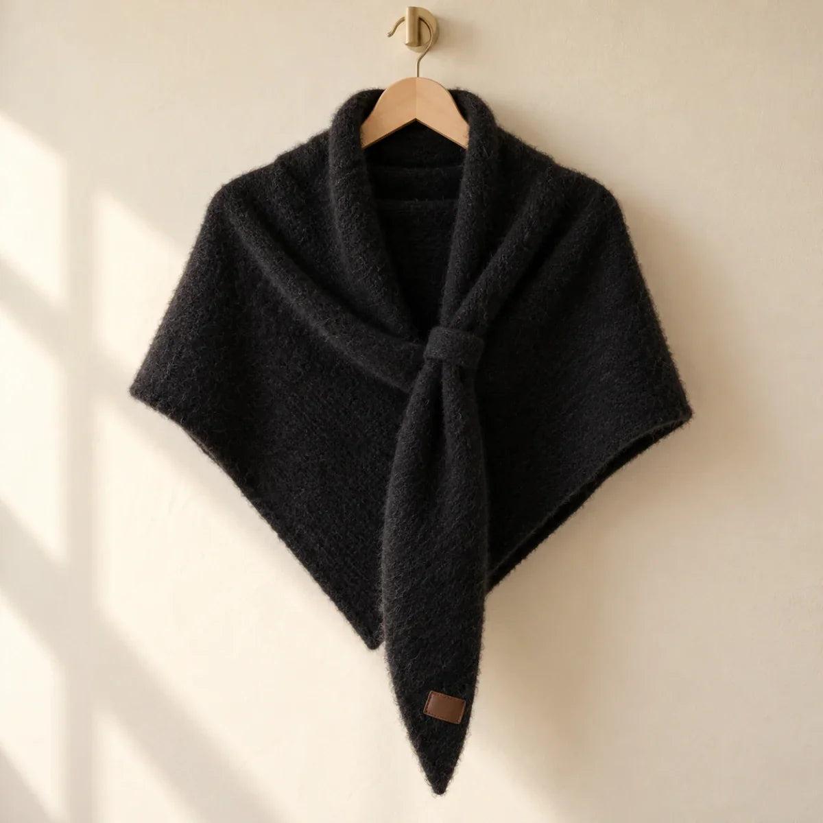 The Cherish Company — Everyday Fleece Shoulder Wrap in Black