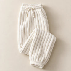 The Cherish Company — Relaxed Fleece Lounge Sweatpants in White