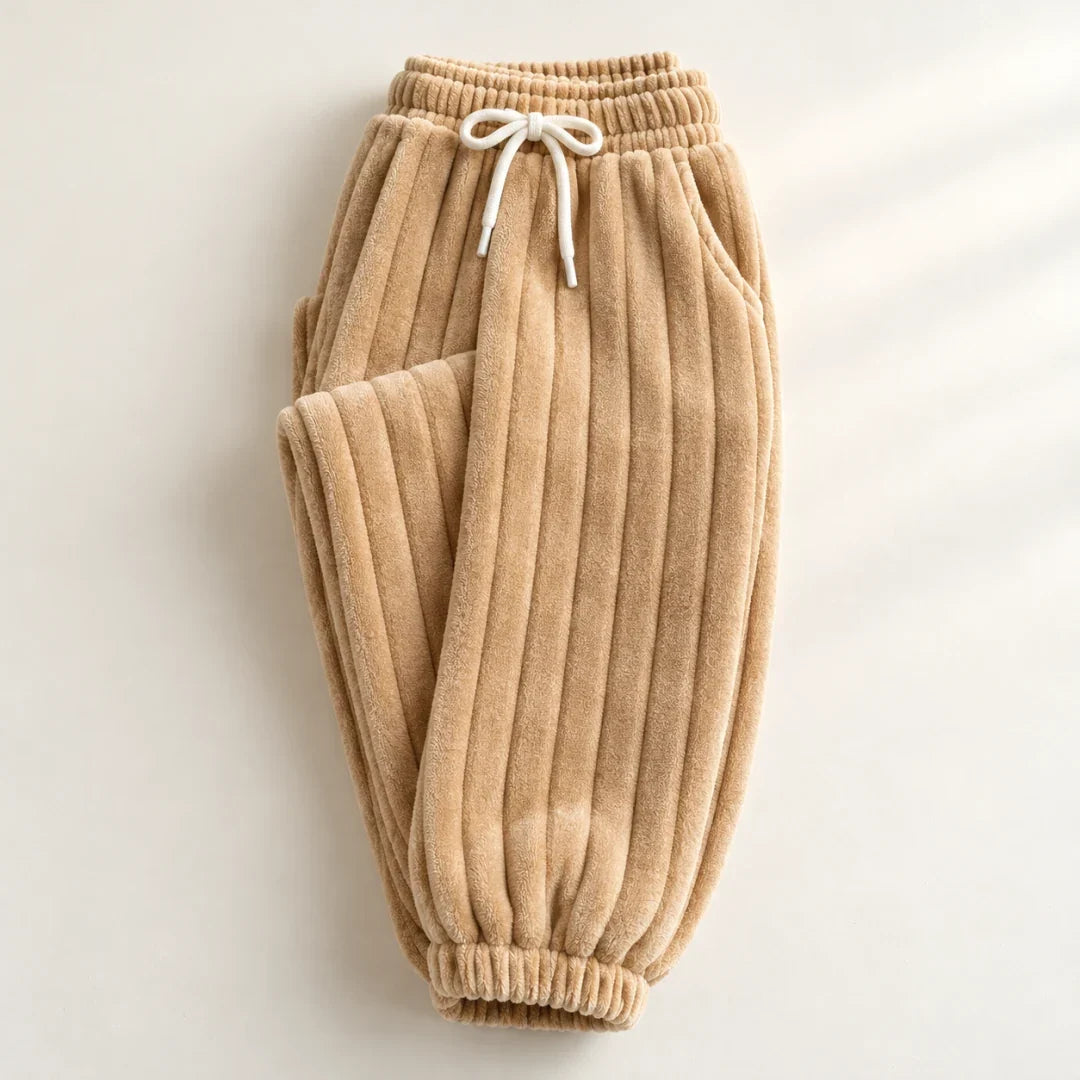 The Cherish Company — Relaxed Fleece Lounge Sweatpants in Dune