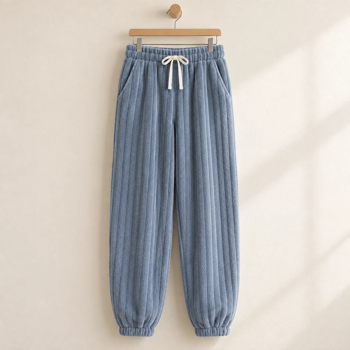 The Cherish Company — Relaxed Fleece Lounge Sweatpants in Blue
