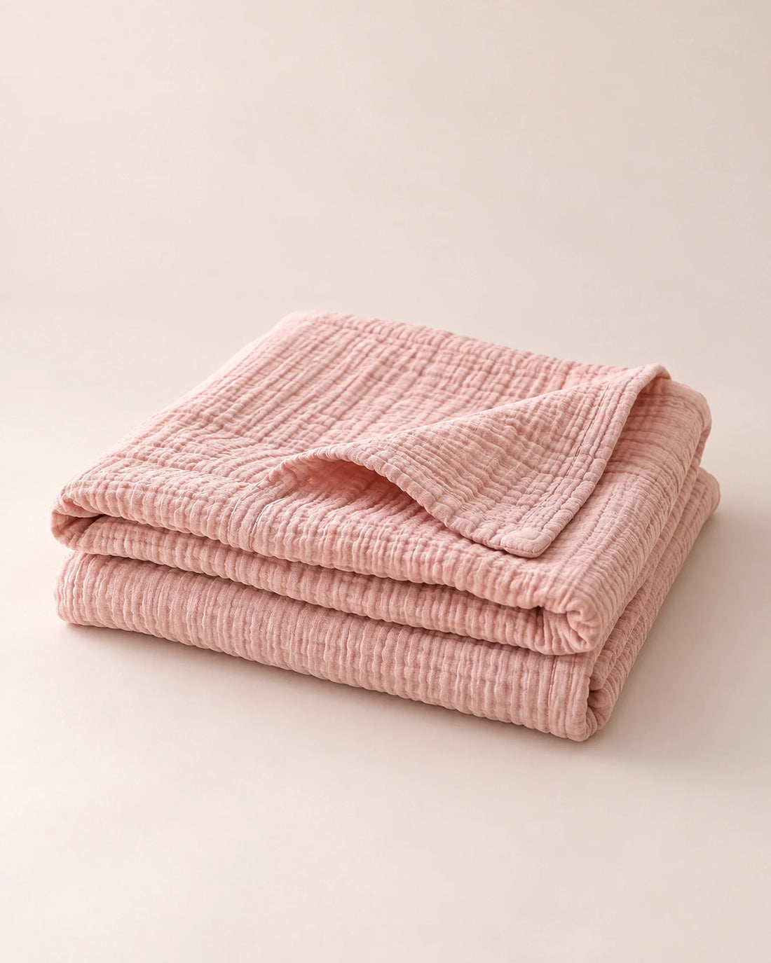The Cherish Company — AltiCoddle™ Six-Layer Muslin Cotton Blanket in Pink