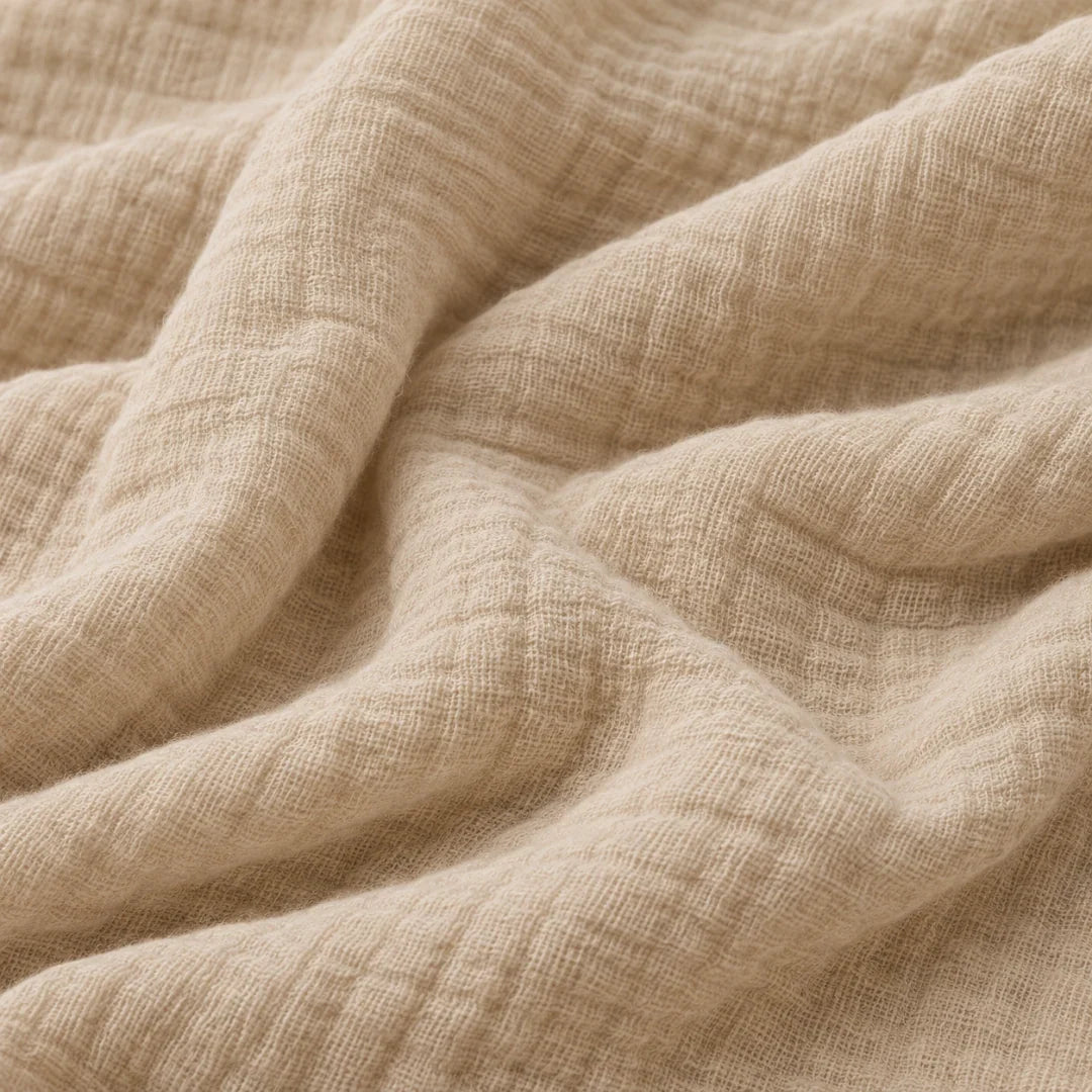 The Cherish Company — Six-Pack Muslin Face Cloths in Dune