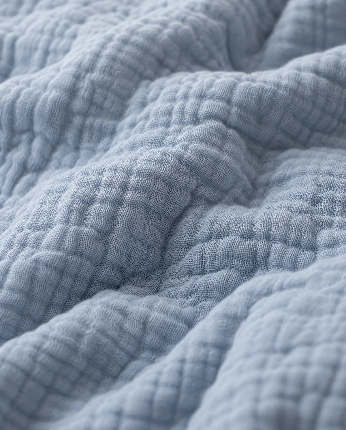 The Cherish Company — AltiCoddle™ Premium Extra-Thick Muslin Blanket in Blue