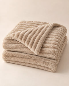 The Cherish Company — ArdoToasty™ Oversized Plush Fleece Blanket in Dune