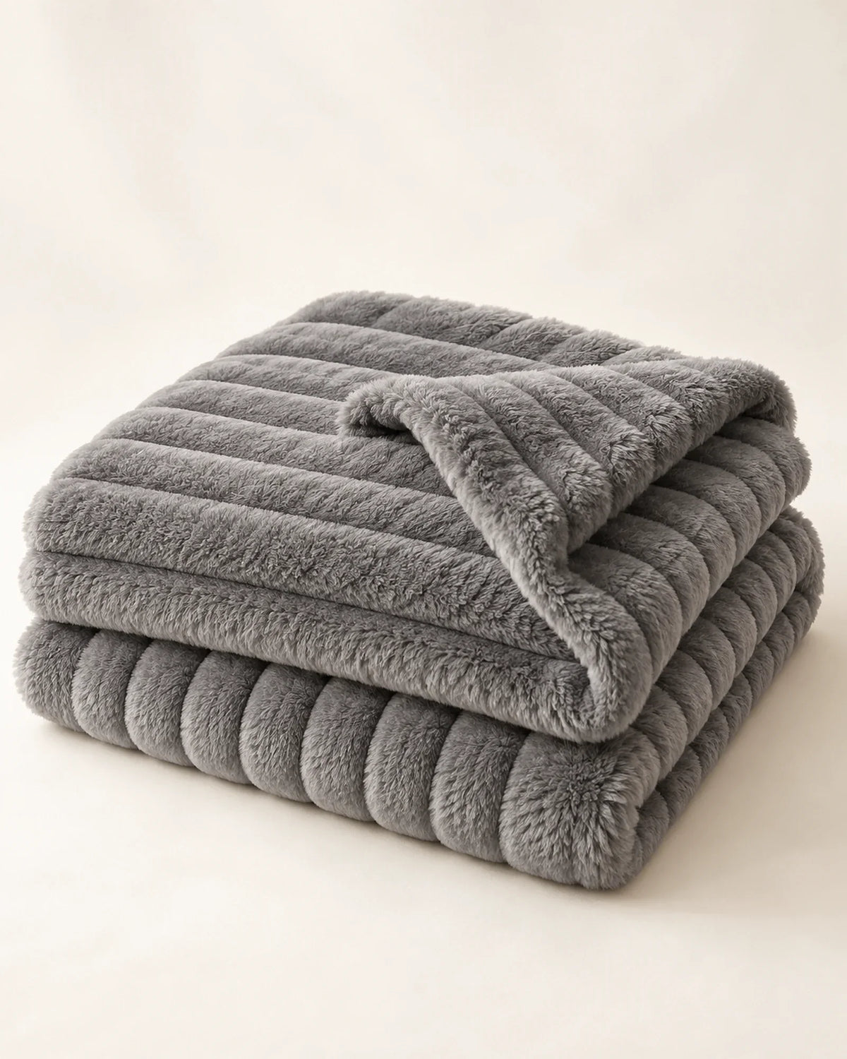 The Cherish Company — ArdoToasty™ Oversized Plush Fleece Blanket in Dark Grey