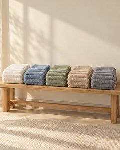 The Cherish Company — ArdoToasty™ Oversized Plush Fleece Blanket in White, Blue, Green, Dune, Dark Grey