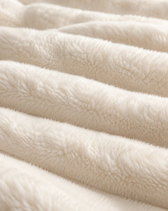 The Cherish Company — ArdoToasty™ Oversized Plush Fleece Blanket in White