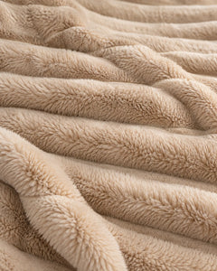The Cherish Company — ArdoToasty™ Oversized Plush Fleece Blanket in Dune
