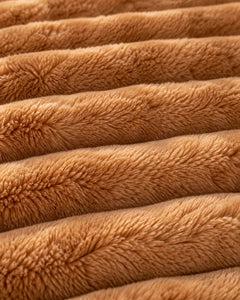 The Cherish Company — ArdoToasty™ Oversized Plush Fleece Blanket in Caramel