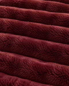 The Cherish Company — ArdoToasty™ Oversized Plush Fleece Blanket in Limited Edition: Wine Red