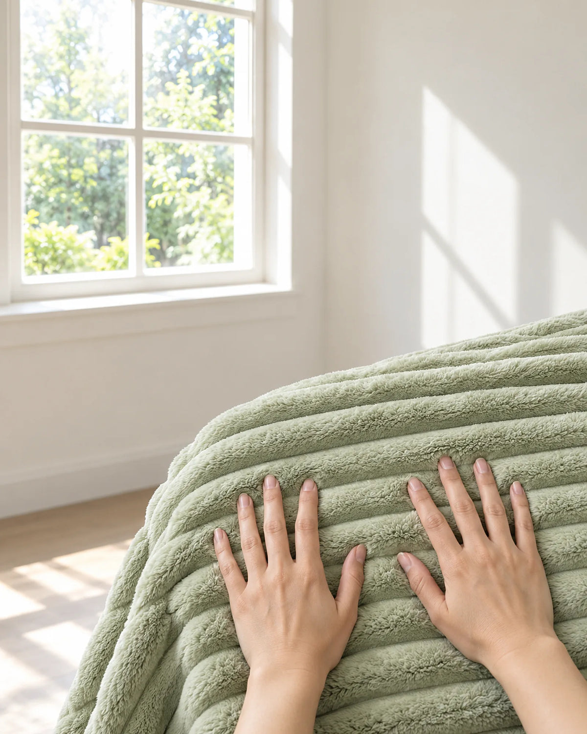 The Cherish Company — ArdoToasty™ Oversized Plush Fleece Blanket in Green
