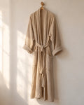 The Cherish Company — Year-Round Muslin Cotton Bathrobe in Khaki