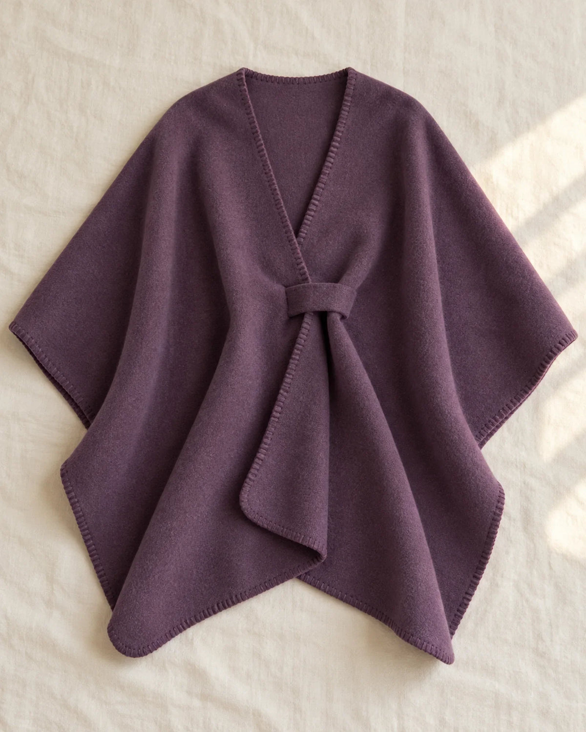 The Cherish Company — Extra-Wide Fleece Drape Wrap in Limited Edition: Royal Purple