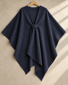 The Cherish Company — Extra-Wide Fleece Drape Wrap in Limited Edition: Navy