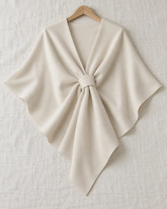 The Cherish Company — Extra-Wide Fleece Drape Wrap in Limited Edition: White