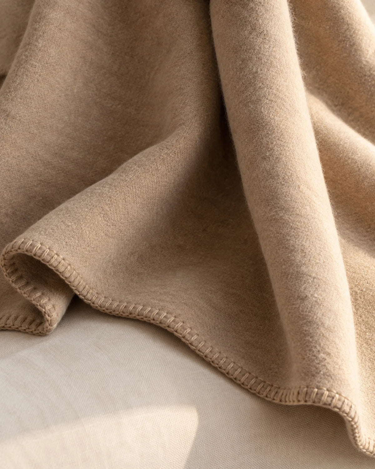 The Cherish Company — Extra-Wide Fleece Drape Wrap in Khaki