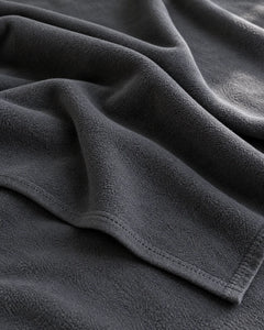 The Cherish Company — Extra-Wide Fleece Drape Wrap in Dark Gray