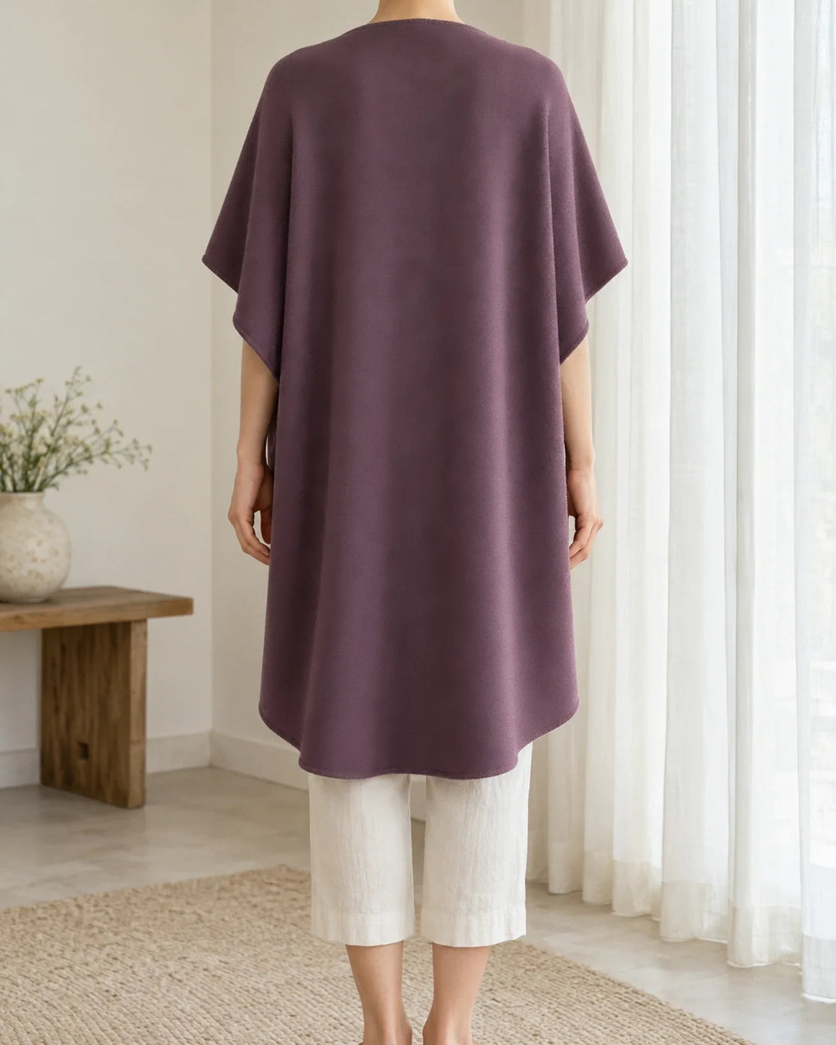 The Cherish Company — Extra-Wide Fleece Drape Wrap in Limited Edition: Royal Purple