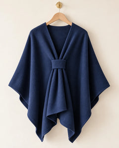 The Cherish Company — Extra-Wide Fleece Drape Wrap in Limited Edition: Navy