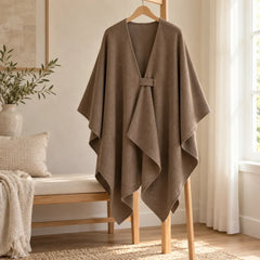 The Cherish Company — Extra-Wide Fleece Drape Wrap in Khaki