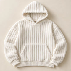 The Cherish Company — Oversized Fleece Lounge Hoodie in White