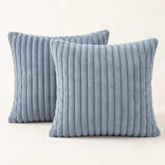 The Cherish Company — Two-Pack Plush Fleece Pillowcases in Blue