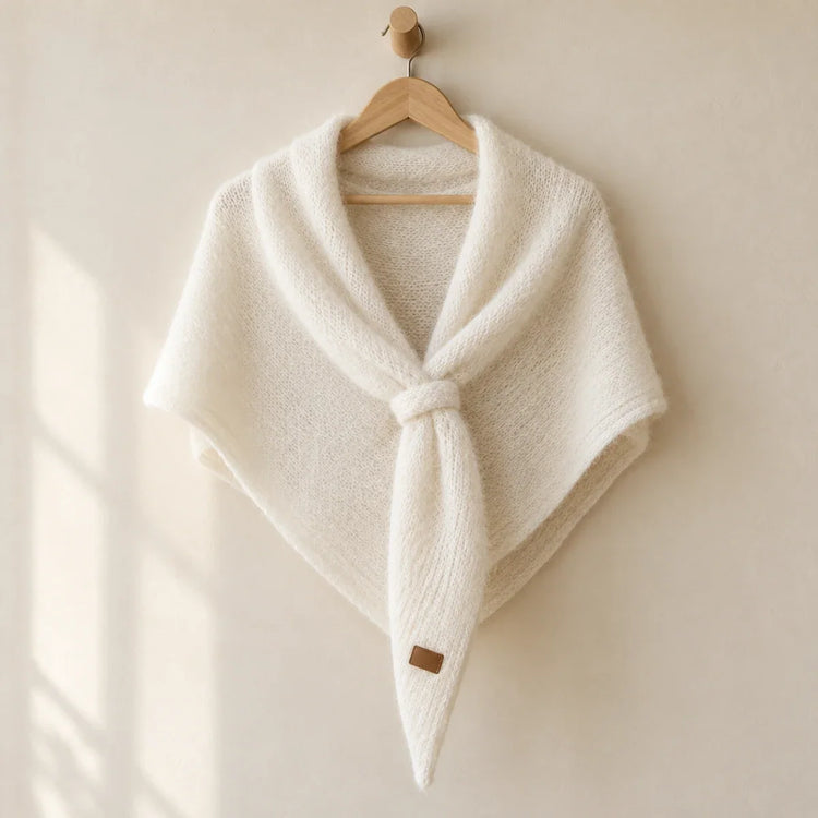 The Cherish Company — Everyday Fleece Shoulder Wrap in White
