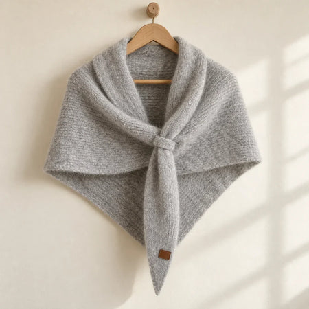 The Cherish Company — Everyday Fleece Shoulder Wrap in Light Grey