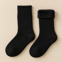 The Cherish Company — Soft Fleece House Socks for Lazy Mornings in Black