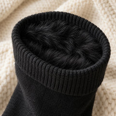 The Cherish Company — Soft Fleece House Socks for Lazy Mornings in Black