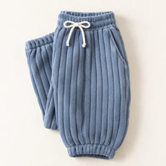 The Cherish Company — Relaxed Fleece Lounge Sweatpants in Blue