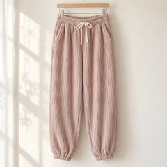 The Cherish Company — Relaxed Fleece Lounge Sweatpants in Pink