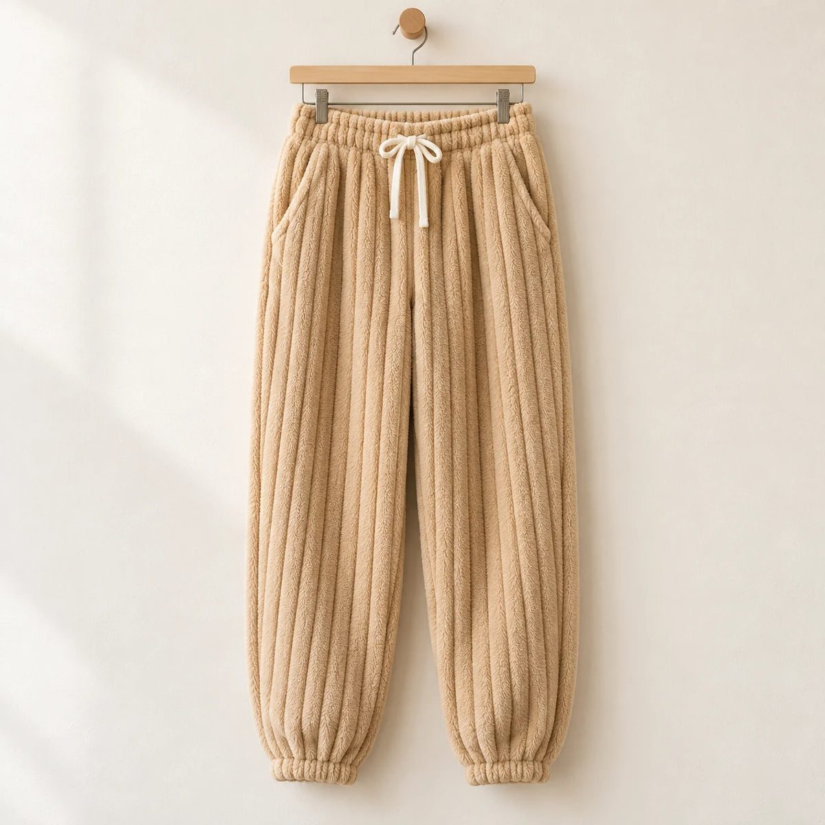 The Cherish Company — Relaxed Fleece Lounge Sweatpants in Dune