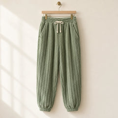 The Cherish Company — Relaxed Fleece Lounge Sweatpants in Green