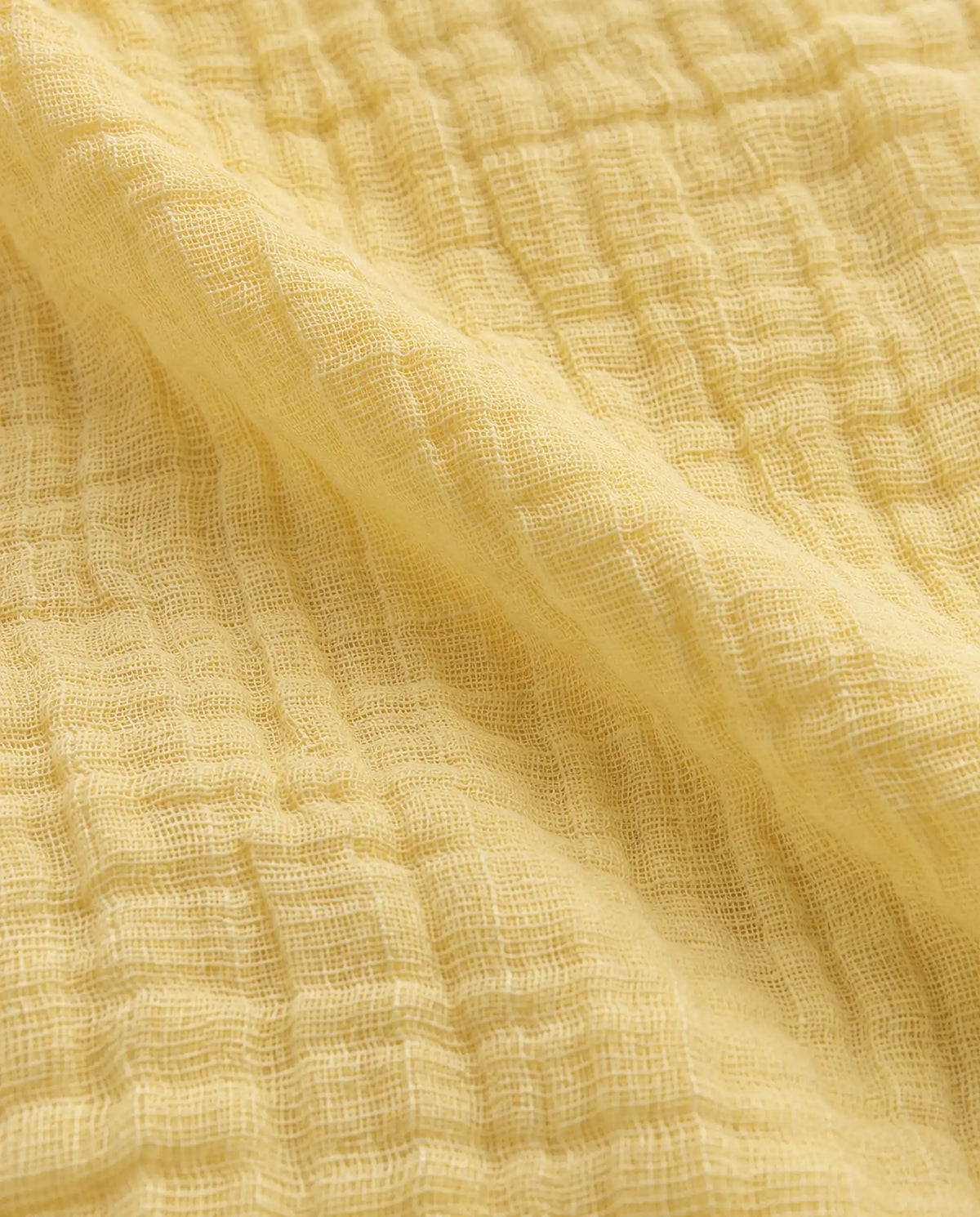 The Cherish Company — Collared Muslin Shorts Pajama Set in Yellow