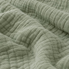 The Cherish Company — Six-Pack Muslin Face Cloths in Green