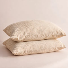 The Cherish Company — Pair of Standard Muslin Pillowcases in Dune