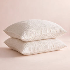 The Cherish Company — Pair of Standard Muslin Pillowcases in White
