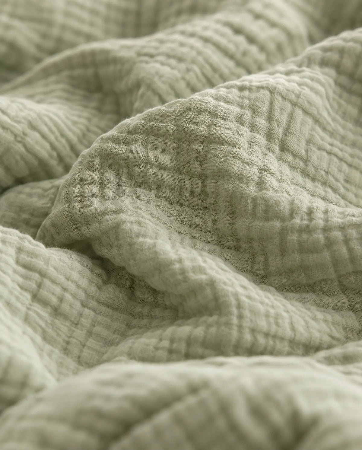 The Cherish Company — AltiCoddle™ Premium Extra-Thick Muslin Blanket in Green