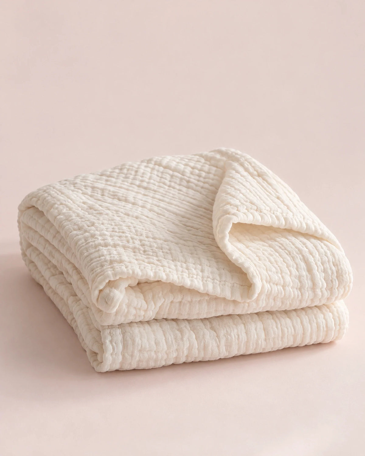 The Cherish Company — AltiCoddle™ Premium Extra-Thick Muslin Blanket in White