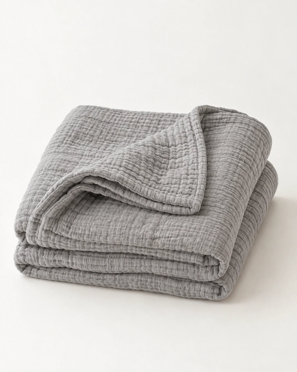 The Cherish Company — AltiCoddle™ Premium Extra-Thick Muslin Blanket in Grey