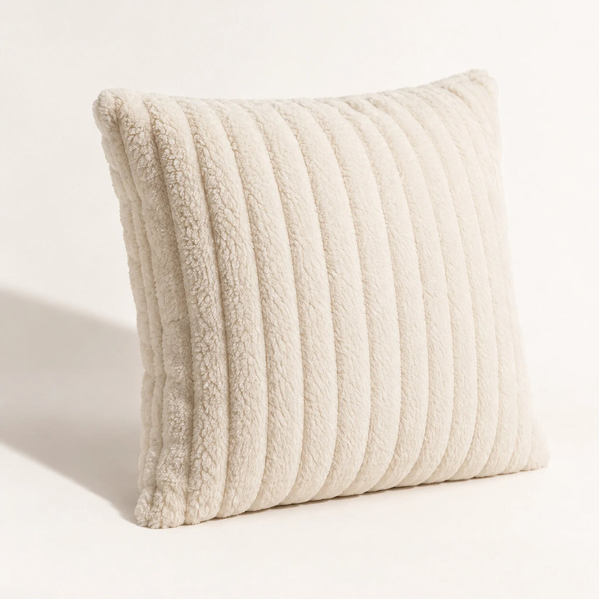 The Cherish Company — Single Square Fleece Pillowcase in White