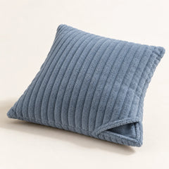 The Cherish Company — Single Square Fleece Pillowcase in Blue